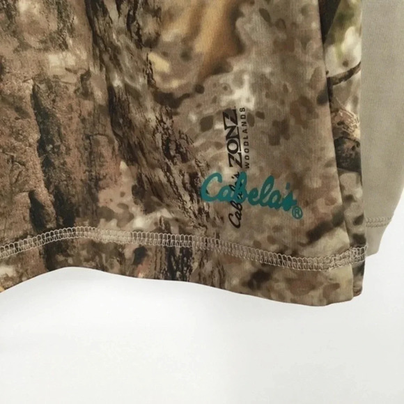 Cabela’s Women’s Zonz Woodlands Camoflauge 1/4 Zip Jacket - Picture 5 of 8